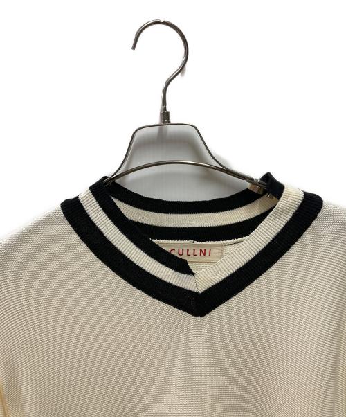 CULLNI（クルニ）CULLNI (クルニ) アシンメトリーニット ベージュ サイズ:1の古着・服飾アイテム