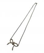 TIFFANY & Co.ティファニー）の古着「ツイストリボンネックレス」｜シルバー