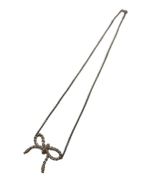 TIFFANY & Co.（ティファニー）Tiffany & Co. (ティファニー) ツイストリボンネックレス シルバーの古着・服飾アイテム