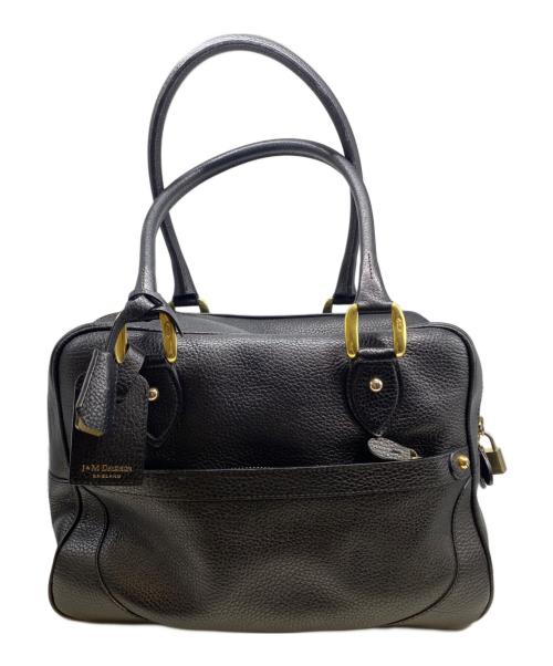 J&M DAVIDSON（ジェイ＆エム デヴィッドソン）J&M DAVIDSON (ジェイ＆エム デヴィッドソン) レザーハンドバッグ ブラックの古着・服飾アイテム