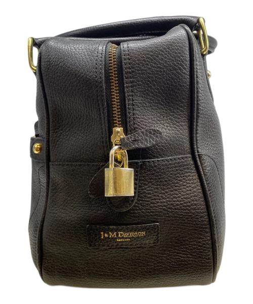 J&M DAVIDSON（ジェイ＆エム デヴィッドソン）J&M DAVIDSON (ジェイ＆エム デヴィッドソン) レザーハンドバッグ ブラックの古着・服飾アイテム