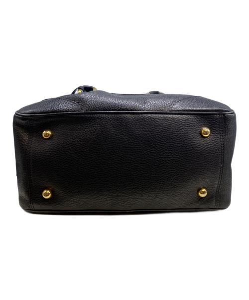 J&M DAVIDSON（ジェイ＆エム デヴィッドソン）J&M DAVIDSON (ジェイ＆エム デヴィッドソン) レザーハンドバッグ ブラックの古着・服飾アイテム