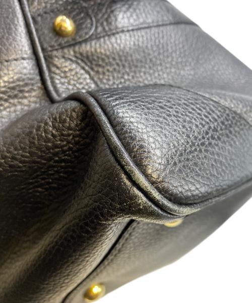 J&M DAVIDSON（ジェイ＆エム デヴィッドソン）J&M DAVIDSON (ジェイ＆エム デヴィッドソン) レザーハンドバッグ ブラックの古着・服飾アイテム