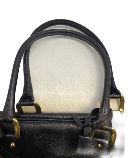 J&M DAVIDSON（ジェイ＆エム デヴィッドソン）J&M DAVIDSON (ジェイ＆エム デヴィッドソン) レザーハンドバッグ ブラックの古着・服飾アイテム