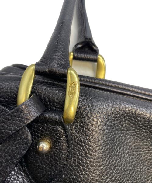 J&M DAVIDSON（ジェイ＆エム デヴィッドソン）J&M DAVIDSON (ジェイ＆エム デヴィッドソン) レザーハンドバッグ ブラックの古着・服飾アイテム