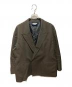 MAISON SPECIALメゾンスペシャル）の古着「Chambray Wool Prime-Over Three-Dimensional Cutting Tailored Jacket」｜グレー