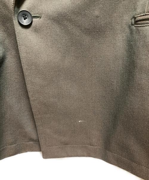 MAISON SPECIAL（メゾンスペシャル）MAISON SPECIAL (メゾンスペシャル) Chambray Wool Prime-Over Three-Dimensional Cutting Tailored Jacket グレー サイズ:2の古着・服飾アイテム