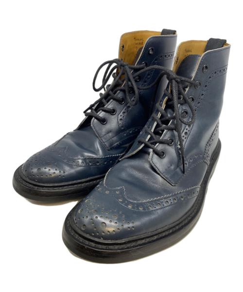Tricker's（トリッカーズ）Tricker's (トリッカーズ) カントリーブーツ ブルー サイズ:6 1/2の古着・服飾アイテム
