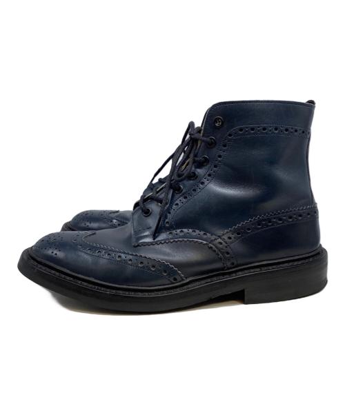 Tricker's（トリッカーズ）Tricker's (トリッカーズ) カントリーブーツ ブルー サイズ:6 1/2の古着・服飾アイテム