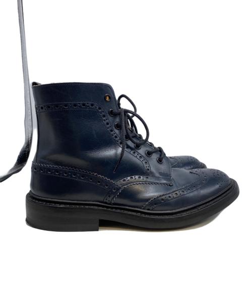 Tricker's（トリッカーズ）Tricker's (トリッカーズ) カントリーブーツ ブルー サイズ:6 1/2の古着・服飾アイテム