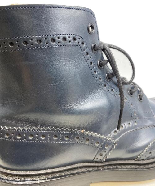 Tricker's（トリッカーズ）Tricker's (トリッカーズ) カントリーブーツ ブルー サイズ:6 1/2の古着・服飾アイテム