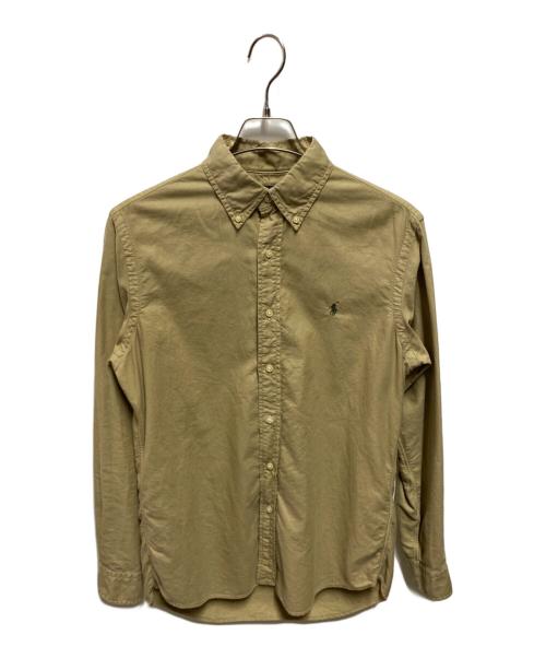 POLO RALPH LAUREN（ポロ・ラルフローレン）POLO RALPH LAUREN (ポロ・ラルフローレン) CLASSIC FIT BDシャツ ベージュ サイズ:Ｓの古着・服飾アイテム