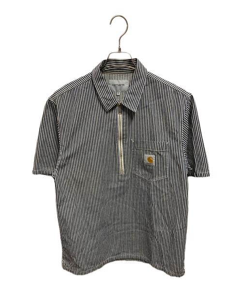 Carhartt WIP（カーハート ワーク イン プログレス）Carhartt WIP (カーハート ワーク イン プログレス) S/S Dash Shirt インディゴ×ホワイト サイズ:Ｍの古着・服飾アイテム