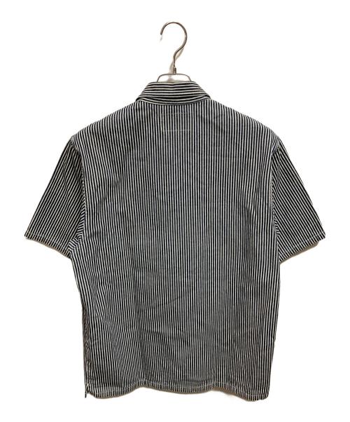 Carhartt WIP（カーハート ワーク イン プログレス）Carhartt WIP (カーハート ワーク イン プログレス) S/S Dash Shirt インディゴ×ホワイト サイズ:Ｍの古着・服飾アイテム