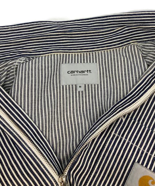 Carhartt WIP（カーハート ワーク イン プログレス）Carhartt WIP (カーハート ワーク イン プログレス) S/S Dash Shirt インディゴ×ホワイト サイズ:Ｍの古着・服飾アイテム