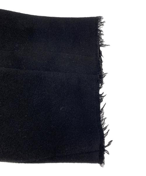 MM6 Maison Margiela（エムエムシックスメゾンマルジェラ）MM6 Maison Margiela (エムエムシックスメゾンマルジェラ) カットオフステンカラーコート ブラック サイズ:40の古着・服飾アイテム