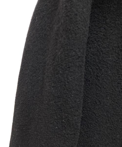MM6 Maison Margiela（エムエムシックスメゾンマルジェラ）MM6 Maison Margiela (エムエムシックスメゾンマルジェラ) カットオフステンカラーコート ブラック サイズ:40の古着・服飾アイテム
