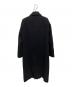 MM6 Maison Margiela (エムエムシックスメゾンマルジェラ) カットオフステンカラーコート ブラック サイズ:40：13000円