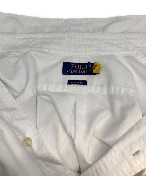 POLO RALPH LAUREN（ポロ・ラルフローレン）POLO RALPH LAUREN (ポロ・ラルフローレン) ボタンダウンシャツ ホワイト サイズ:Ｌの古着・服飾アイテム