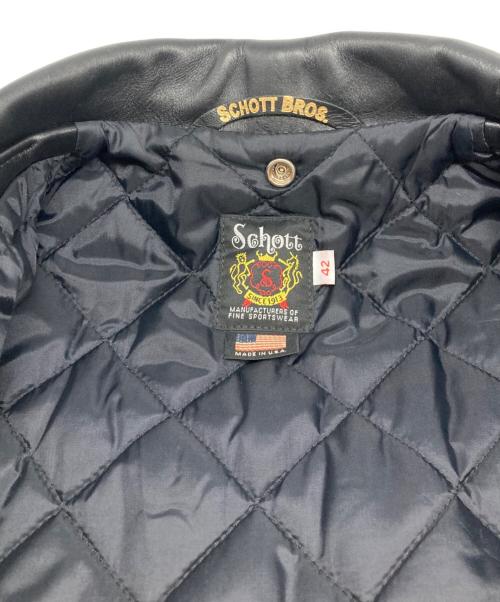 Schott（ショット）Schott (ショット) ONESTAR RIDERS ブラック サイズ:42の古着・服飾アイテム