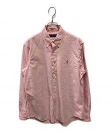 POLO RALPH LAUREN（ポロ・ラルフローレン）の古着「ボタンダウンシャツ」｜ピンク