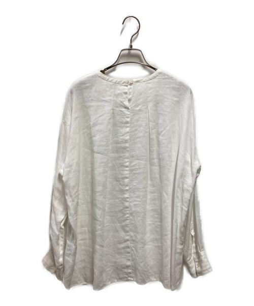 KAGURE（カグレ）kagure (カグレ) ネンクルーネックプルオーバートップス ホワイト サイズ:Freeの古着・服飾アイテム