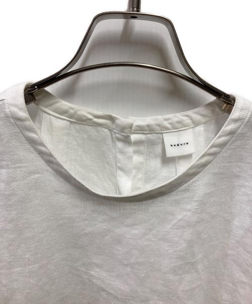 KAGURE（カグレ）kagure (カグレ) ネンクルーネックプルオーバートップス ホワイト サイズ:Freeの古着・服飾アイテム