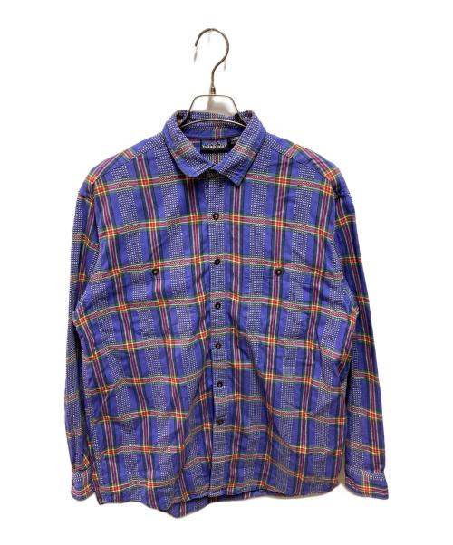 Patagonia（パタゴニア）Patagonia (パタゴニア) 90’Ｓチェックシャツ ブルー サイズ:Ｍの古着・服飾アイテム