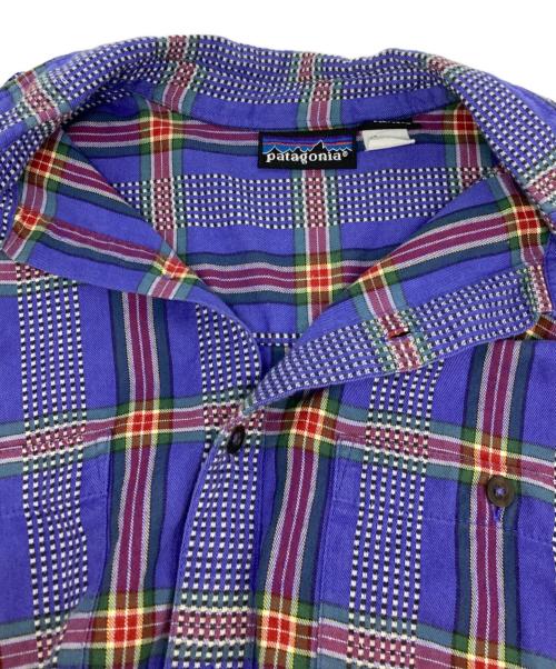 Patagonia（パタゴニア）Patagonia (パタゴニア) 90’Ｓチェックシャツ ブルー サイズ:Ｍの古着・服飾アイテム