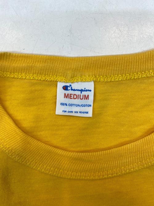 Champion（チャンピオン）Champion (チャンピオン) Tシャツ イエロー サイズ:Ｍの古着・服飾アイテム