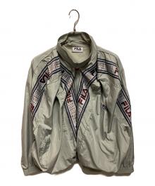 FILA×Y. PROJECT（フィラ×ワイプロジェクト）の古着「Pop Up Track Jacket YPFIJACK1-S22」｜ベージュ