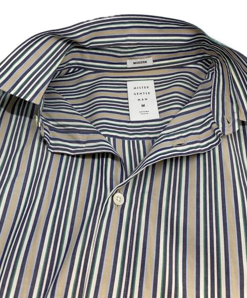 MISTER GENTLEMAN（ミスタージェントルマン）MISTER GENTLEMAN (ミスタージェントルマン) シャツ ベージュ サイズ:Ｍの古着・服飾アイテム
