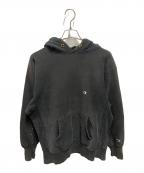 Championチャンピオン）の古着「90's Reverse Weave hoodie」｜ブラック