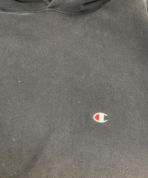 Champion（チャンピオン）Champion (チャンピオン) 90's Reverse Weave hoodie ブラック サイズ:ＸＬの古着・服飾アイテム
