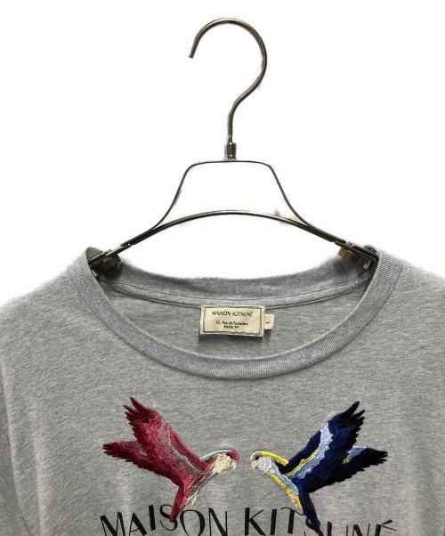 maison kitsune（メゾンキツネ）maison kitsune (メゾンキツネ) Tシャツ グレー サイズ:Ｌの古着・服飾アイテム