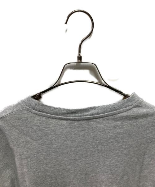 maison kitsune（メゾンキツネ）maison kitsune (メゾンキツネ) Tシャツ グレー サイズ:Ｌの古着・服飾アイテム