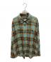 Patagonia（パタゴニア）の古着「L/S Pima Cotton Shirt」｜グリーン×ブラウン