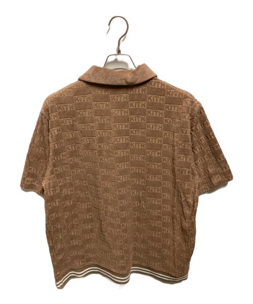 KITH（キス）KITH (キス) パイル地ポロシャツ ブラウン サイズ:ＸＬの古着・服飾アイテム