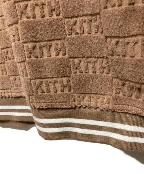 KITH（キス）KITH (キス) パイル地ポロシャツ ブラウン サイズ:ＸＬの古着・服飾アイテム