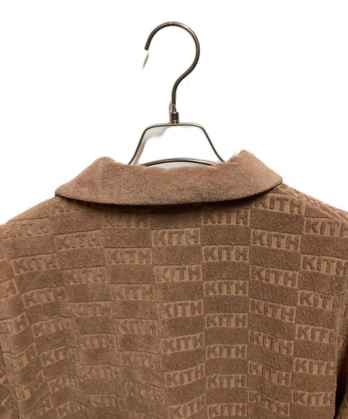 KITH（キス）KITH (キス) パイル地ポロシャツ ブラウン サイズ:ＸＬの古着・服飾アイテム