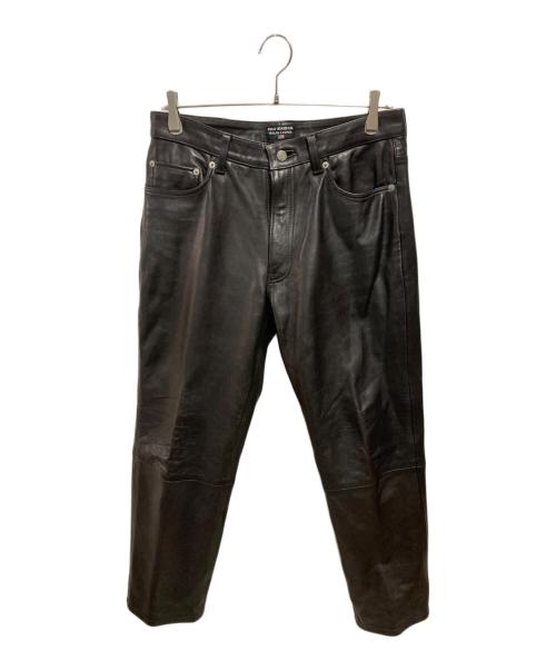 POLO JEANS（ポロジーンズ）POLO JEANS (ポロジーンズ) レザーパンツ ブラック サイズ:32の古着・服飾アイテム