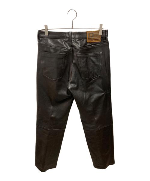 POLO JEANS（ポロジーンズ）POLO JEANS (ポロジーンズ) レザーパンツ ブラック サイズ:32の古着・服飾アイテム