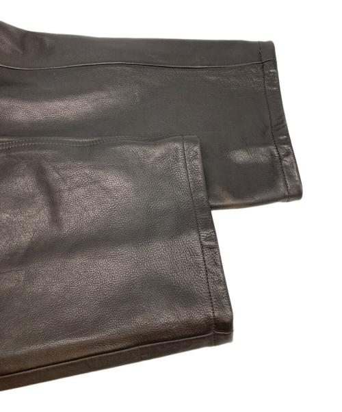 POLO JEANS（ポロジーンズ）POLO JEANS (ポロジーンズ) レザーパンツ ブラック サイズ:32の古着・服飾アイテム
