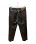 POLO JEANS (ポロジーンズ) レザーパンツ ブラック サイズ:32：10000円
