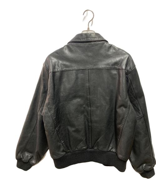 BANANA REPUBLIC（バナナリパブリック）BANANA REPUBLIC (バナナリパブリック) 80's レザージャケット ブラック サイズ:Ｍの古着・服飾アイテム