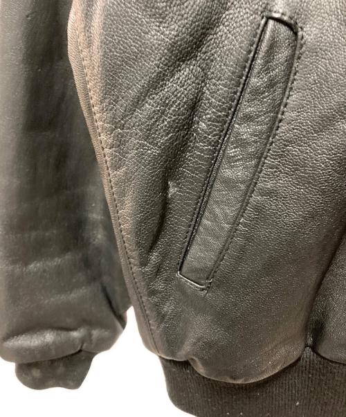 BANANA REPUBLIC（バナナリパブリック）BANANA REPUBLIC (バナナリパブリック) 80's レザージャケット ブラック サイズ:Ｍの古着・服飾アイテム