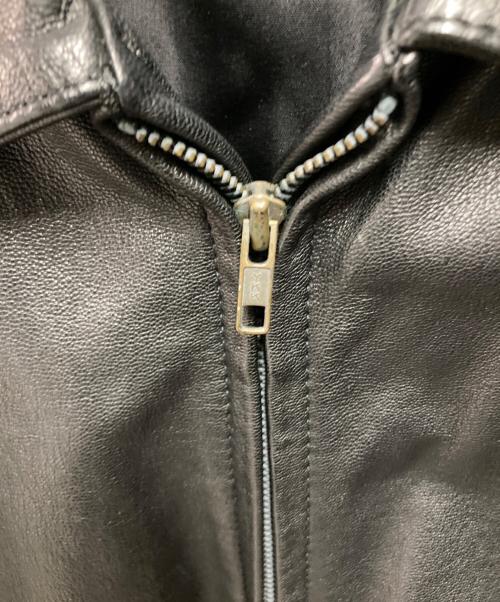 BANANA REPUBLIC（バナナリパブリック）BANANA REPUBLIC (バナナリパブリック) 80's レザージャケット ブラック サイズ:Ｍの古着・服飾アイテム