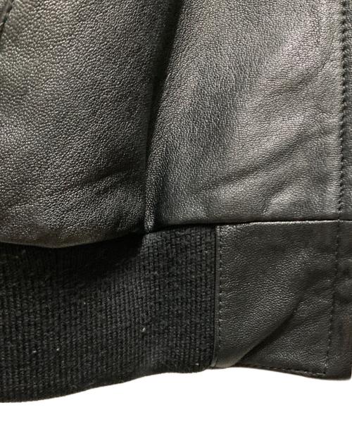 BANANA REPUBLIC（バナナリパブリック）BANANA REPUBLIC (バナナリパブリック) 80's レザージャケット ブラック サイズ:Ｍの古着・服飾アイテム
