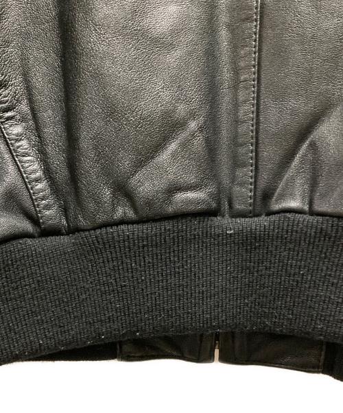 BANANA REPUBLIC（バナナリパブリック）BANANA REPUBLIC (バナナリパブリック) 80's レザージャケット ブラック サイズ:Ｍの古着・服飾アイテム