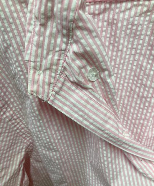 POLO RALPH LAUREN（ポロ・ラルフローレン）POLO RALPH LAUREN (ポロ・ラルフローレン) SEERSUCKER ボタンダウンシャツ ピンク サイズ:Ｌの古着・服飾アイテム